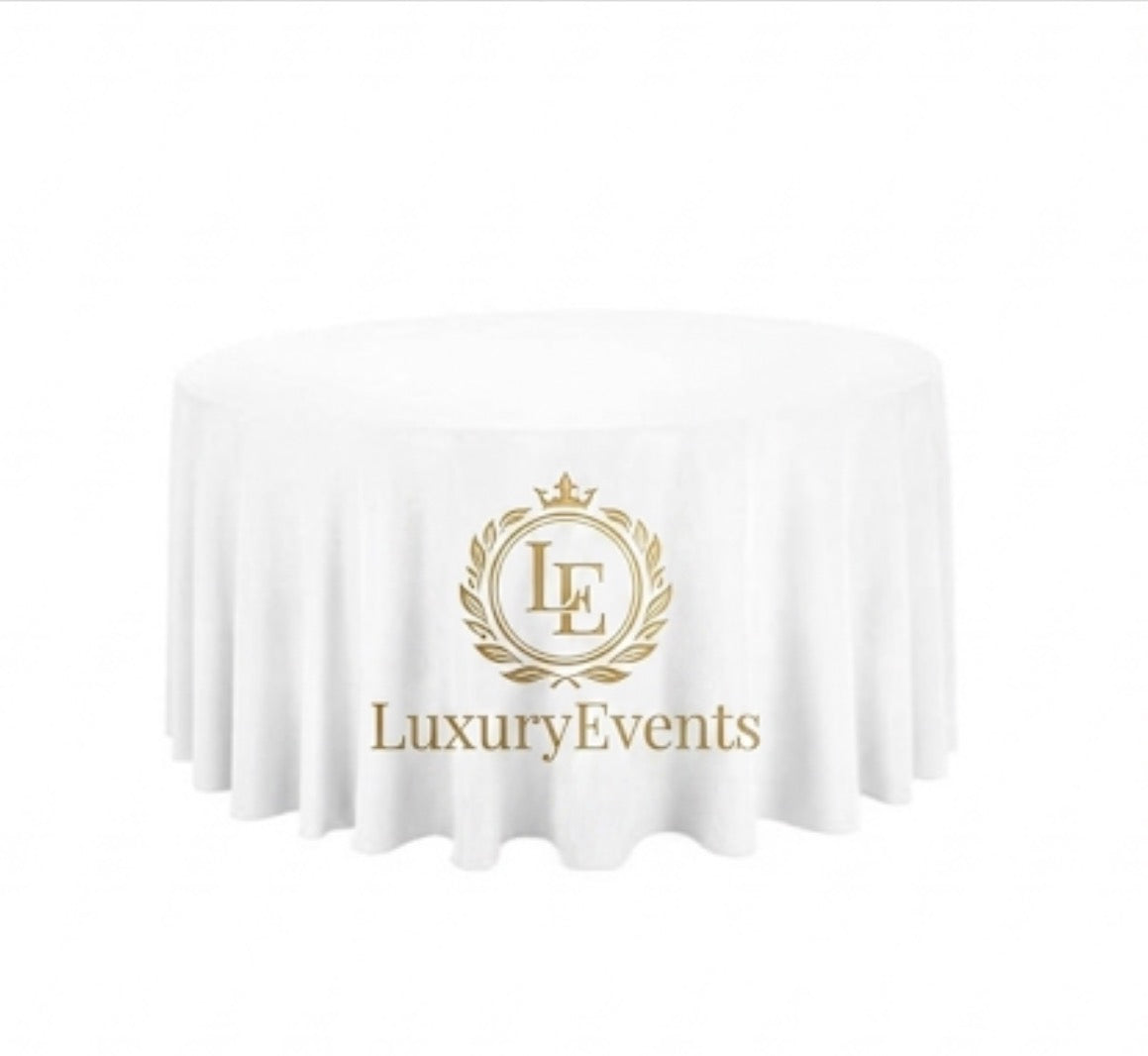 Location Nappe Ronde 280 cm – Blanche & Plusieurs Couleurs | Luxury Events