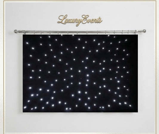Rideau lumineux Leds noir