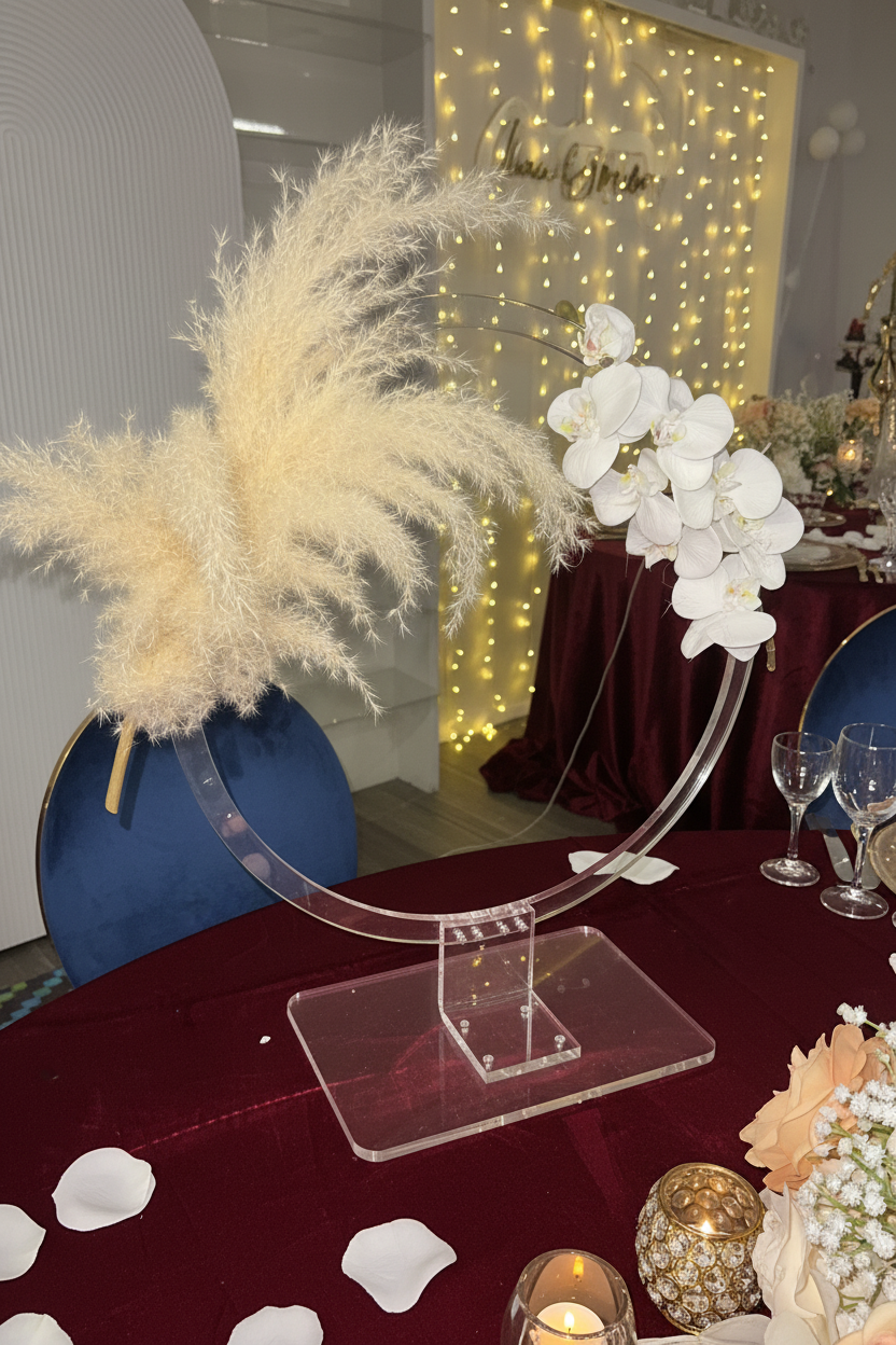 Centre de Table Cercle Plexiglas