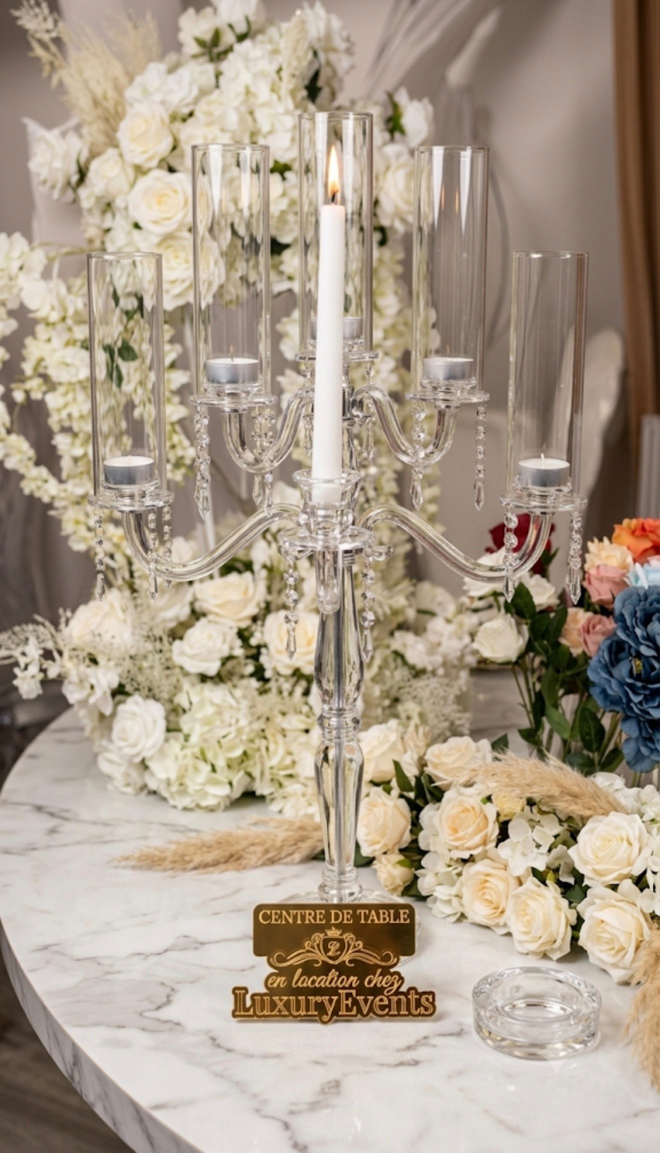 Chandelier Plexiglas Centre de Table