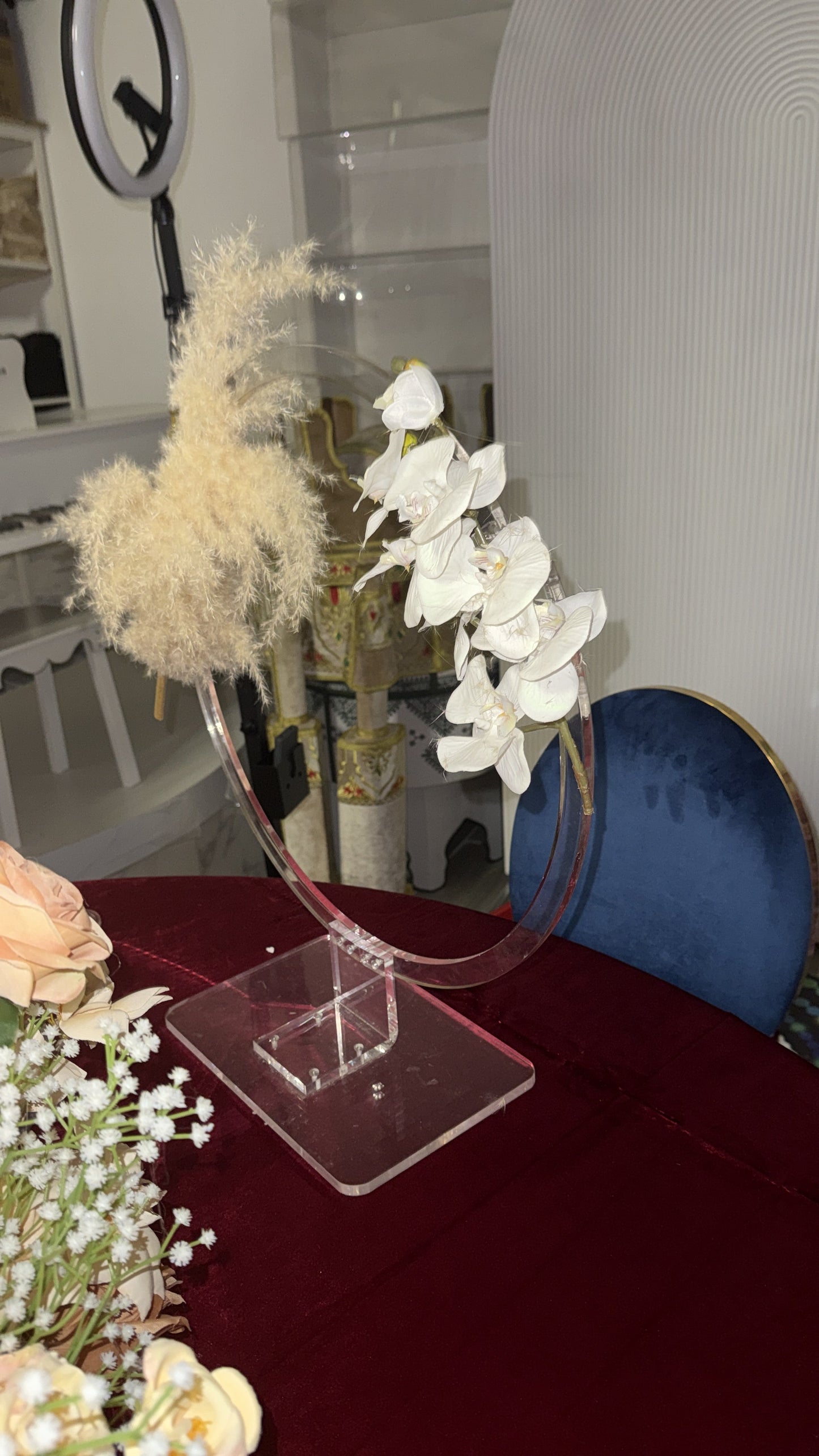Centre de Table Cercle Plexiglas