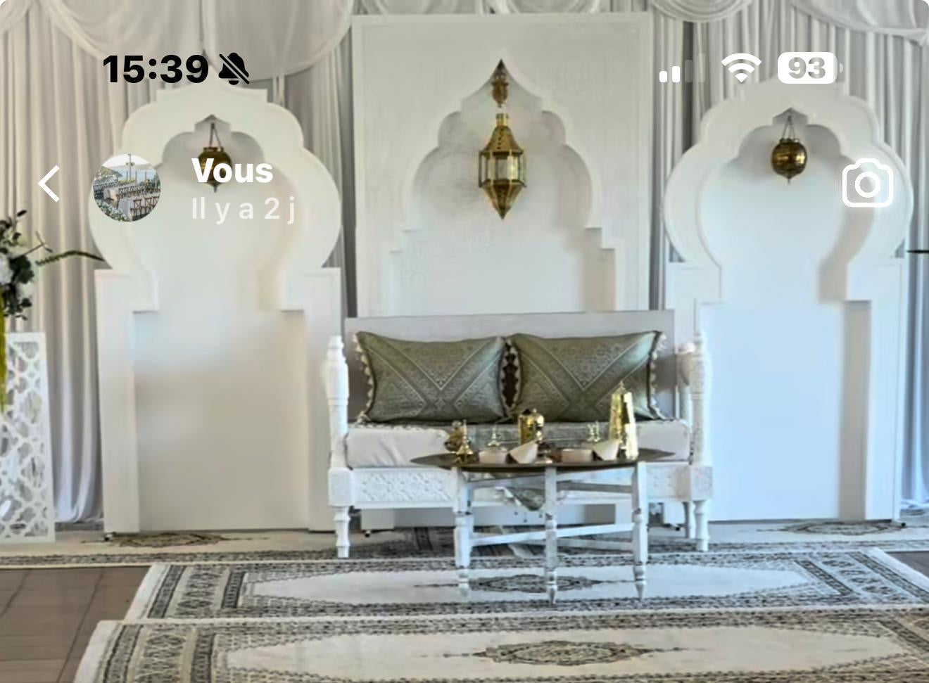 Location Espace Trône Beldi Oriental – Coin Photo