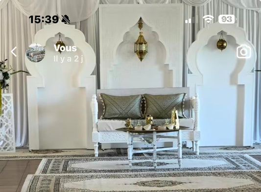 Location Espace Trône Beldi Oriental – Coin Photo