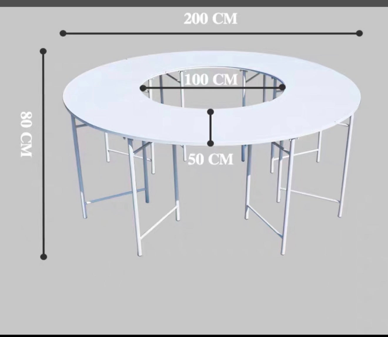 Table Buffet en S – Location