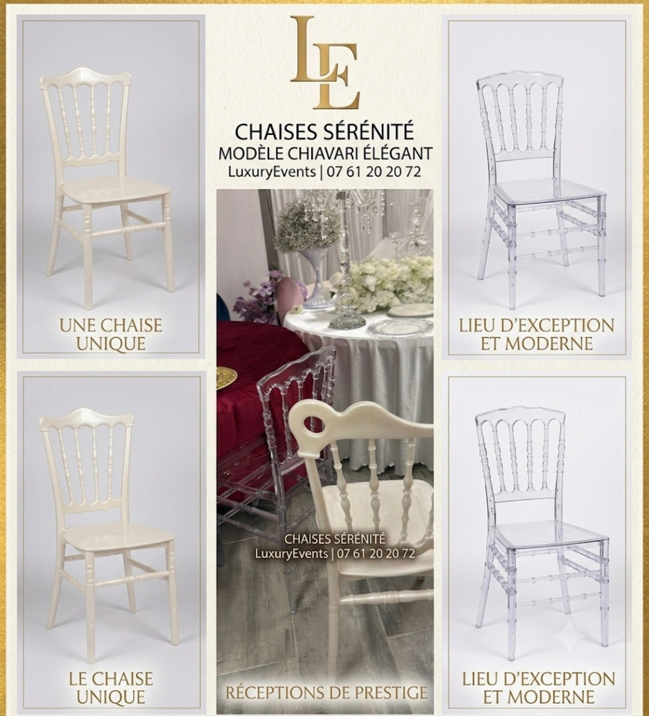 Location Chaises Napoléon Noires