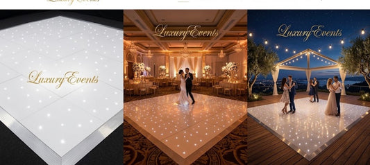 Louez votre piste de danse LED blanche pour un événement d'exception