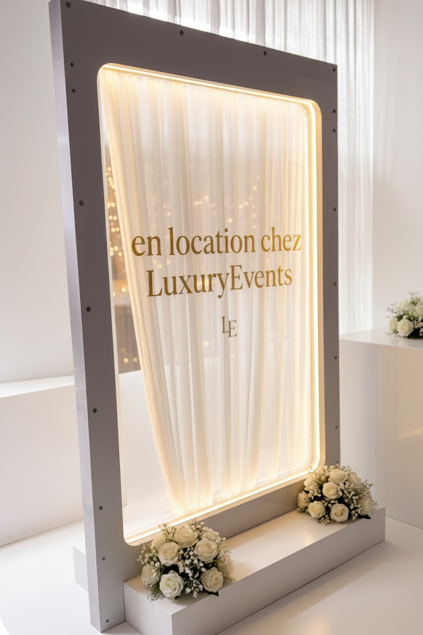 Location Panneau de Bienvenue Lumineux LED